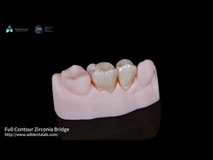 Naturalny pełny kontur Zirconia Crown Precise Fit pełny kontur Dental Lab